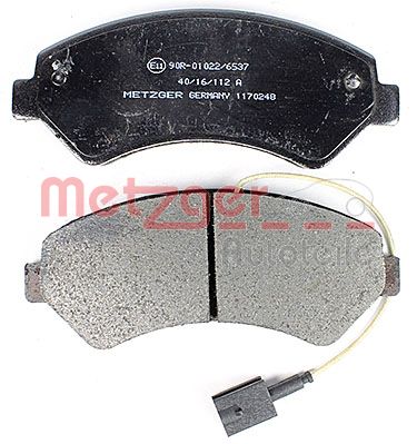 METZGER 1170248 Bremsbelagsatz, Scheibenbremse